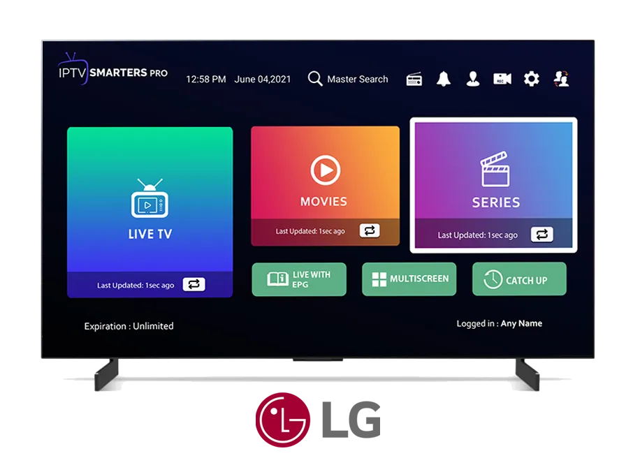 IPTV Smarters on LG Smart TV